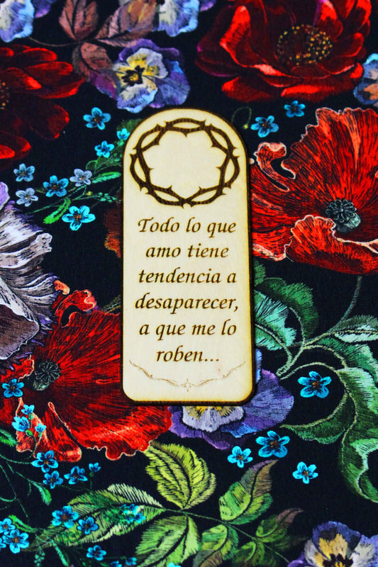 Marcapáginas "Una Corte de Rosas y Espinas: todo lo que amo"