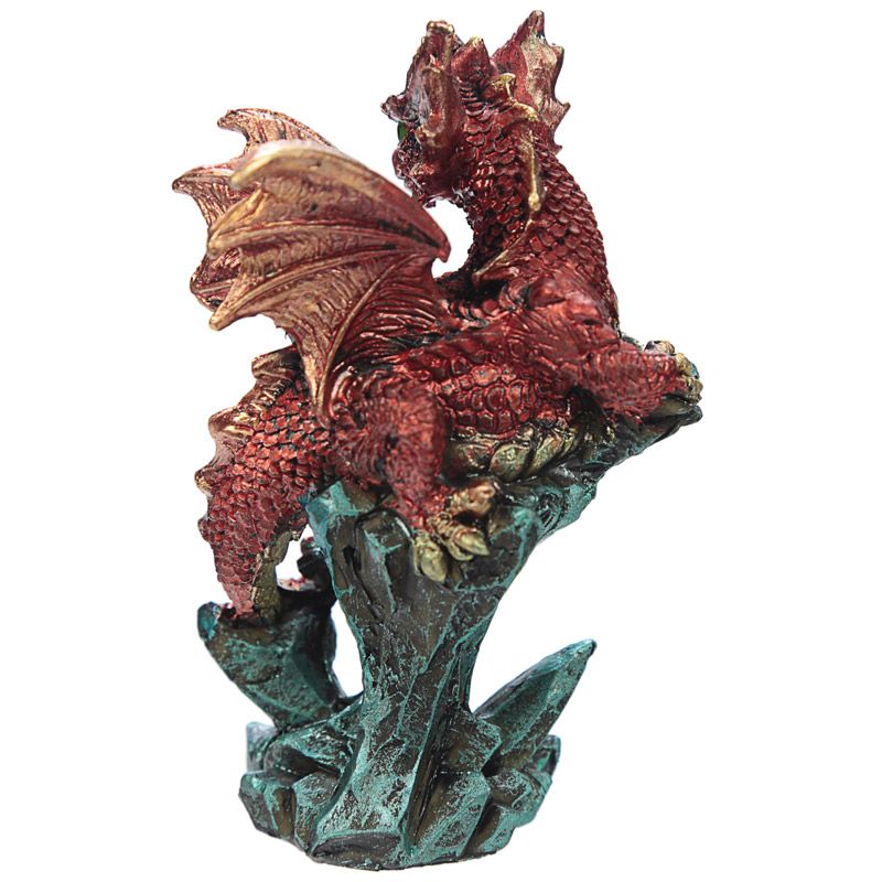 Dragones sabios sobre cristal de maná