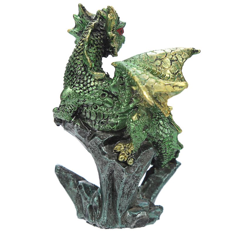 Dragones sabios sobre cristal de maná