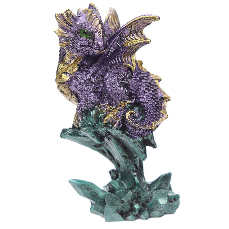 Dragones sabios sobre cristal de maná