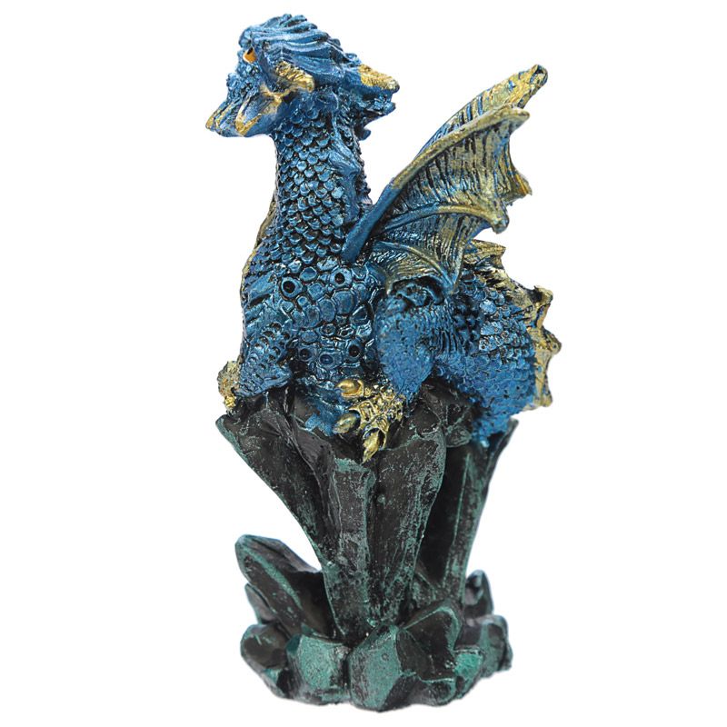 Dragones sabios sobre cristal de maná