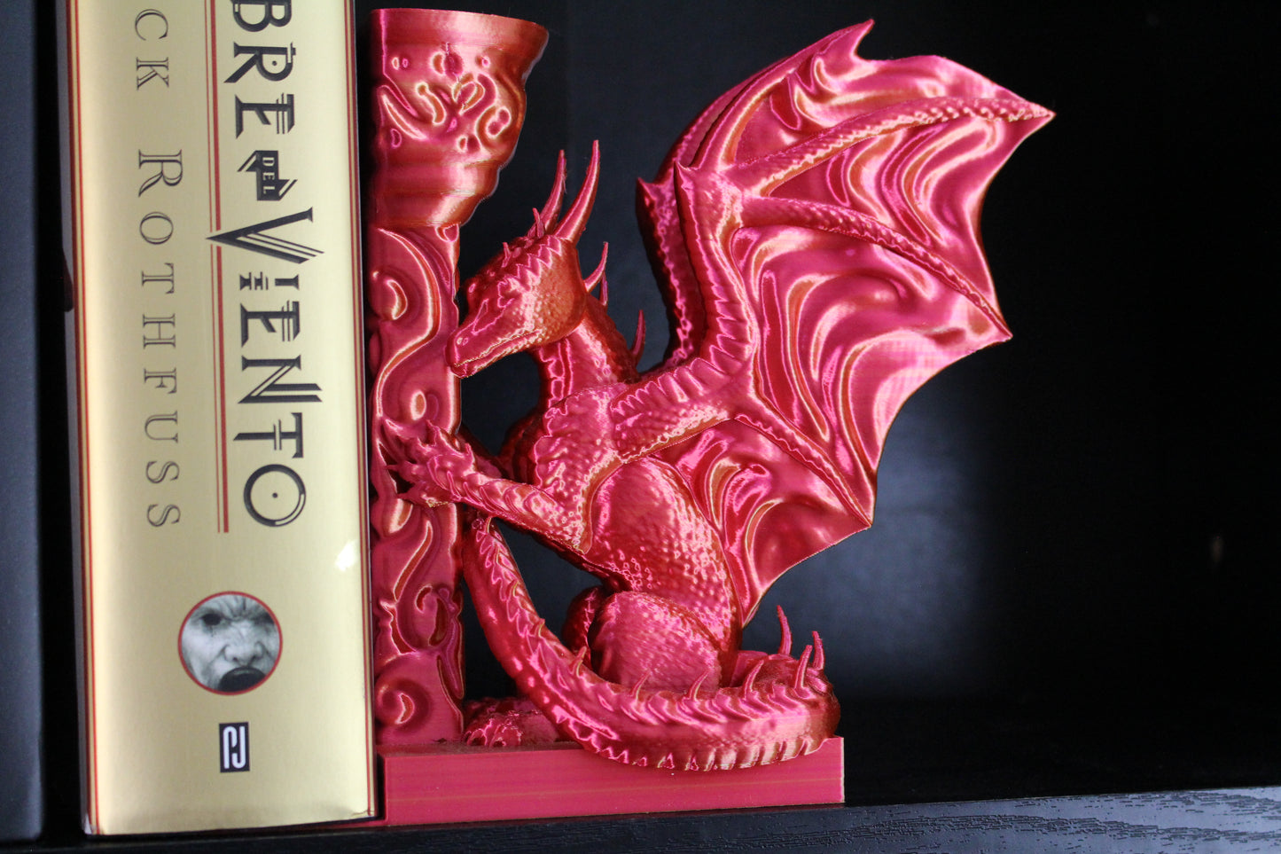 Sujetalibros dragón 3D