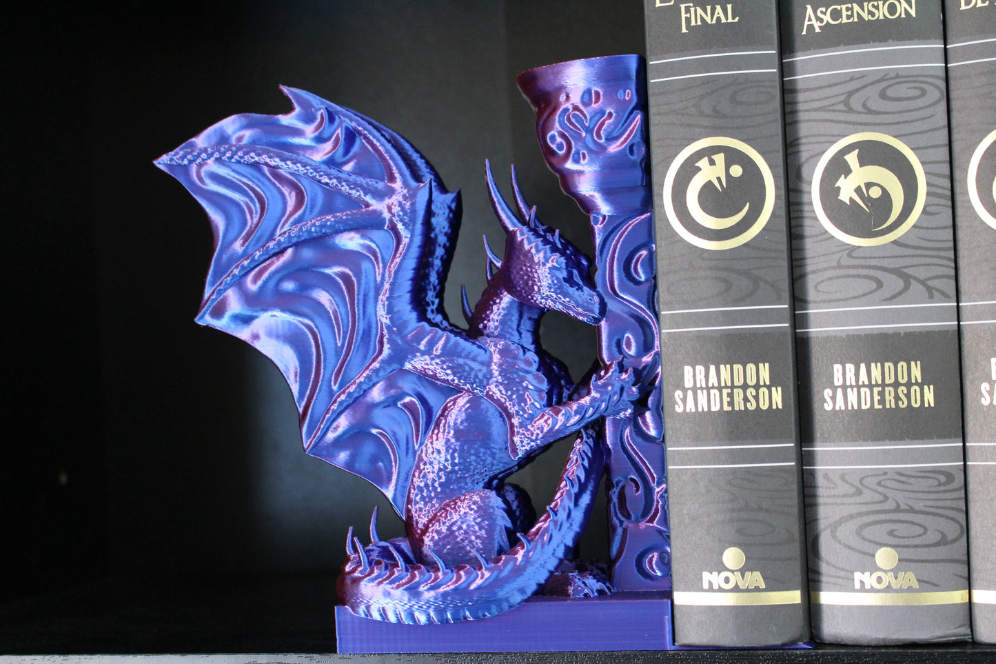 Sujetalibros dragón 3D