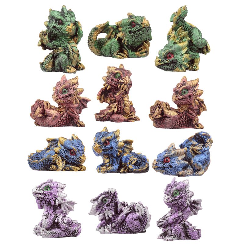 Figuras bebés dragones