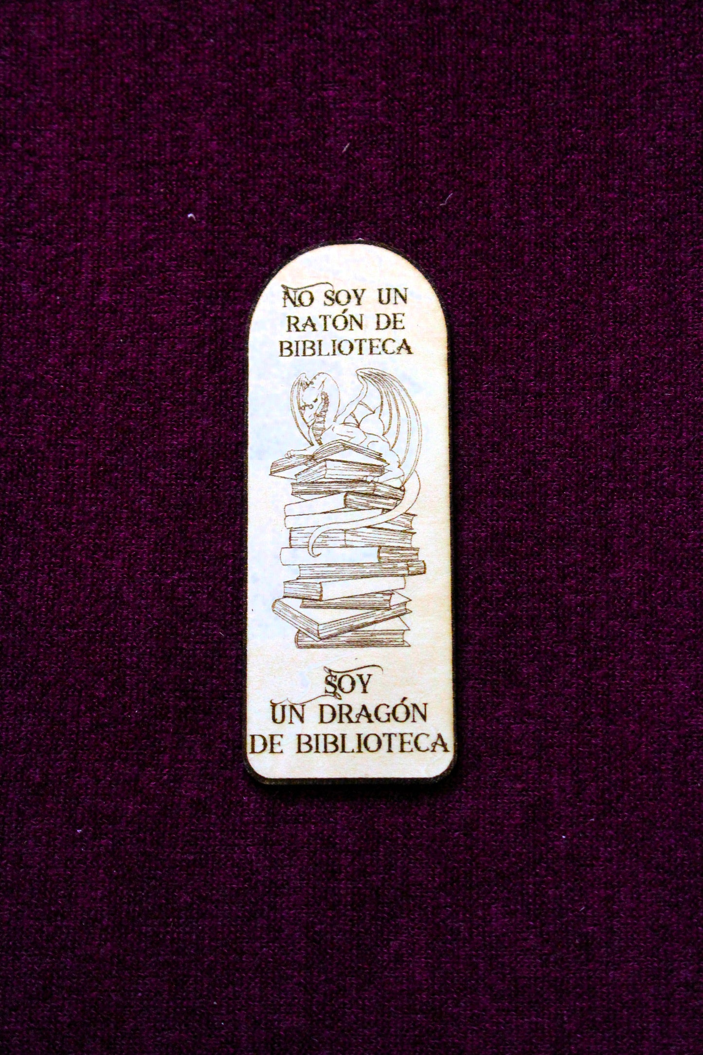 Marcapáginas "Dragón de Biblioteca"