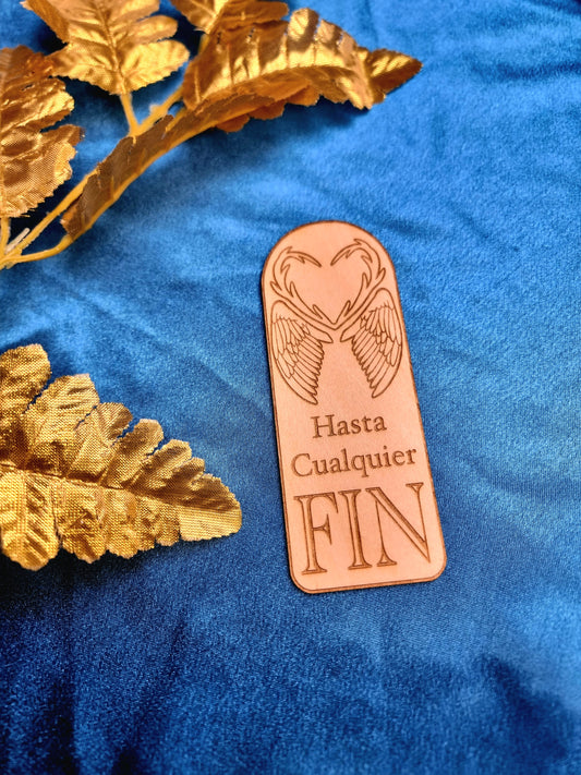 Marcapáginas "Trono de Cristal: Hasta cualquier fin"